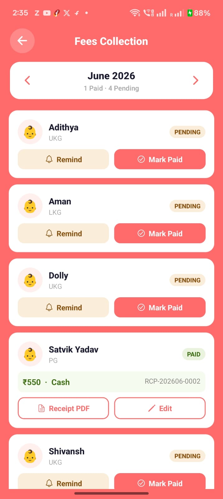 Fees & Payments